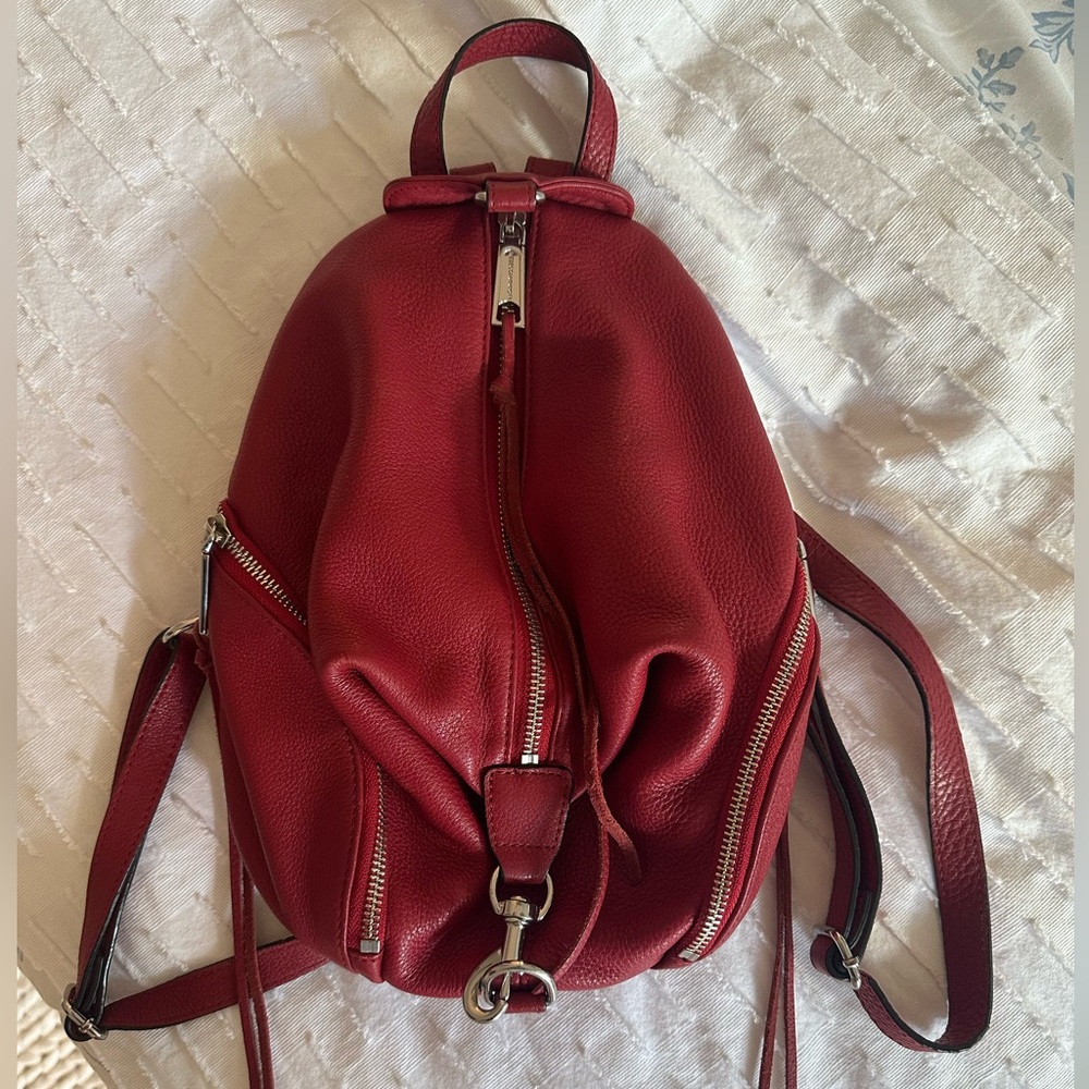 Rebecca Minkoff Red Leather Backpack
